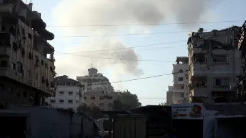 Izraelský úder v jižní části města Gazy (29. 8. 2025)