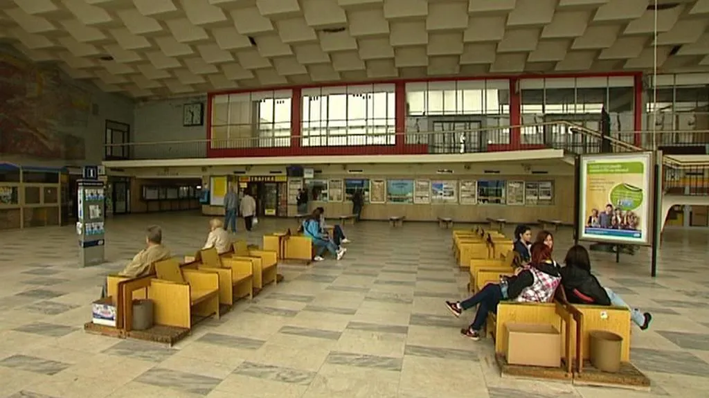 Interiér havířovského nádraží