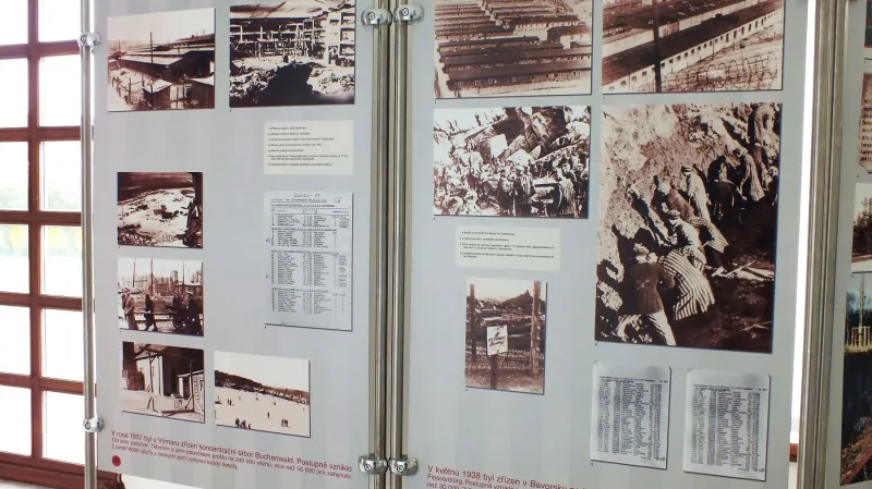 Z výstavy Místa utrpení, smrti a hrdinství