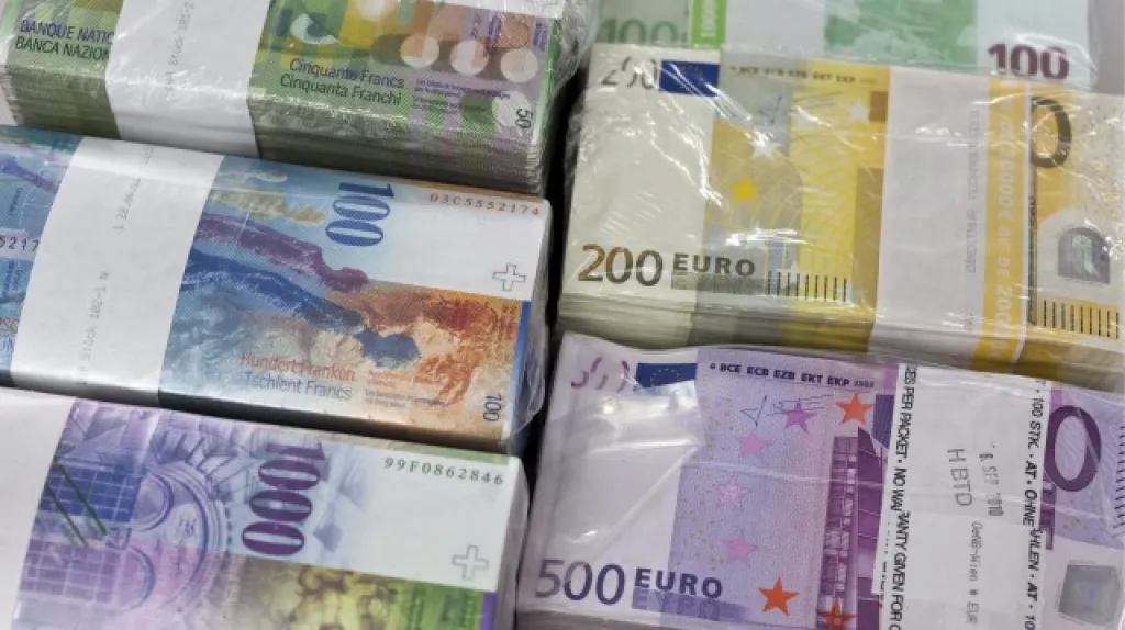 Eura a švýcarské franky