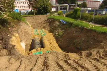 První etapa výměny parovodu za horkovod v Olomouci je skoro hotová. Pokračovat se bude za rok