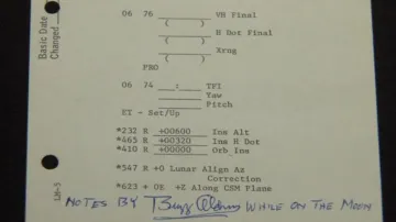 Poznámky člena Apolla 11 Buzze Aldrina