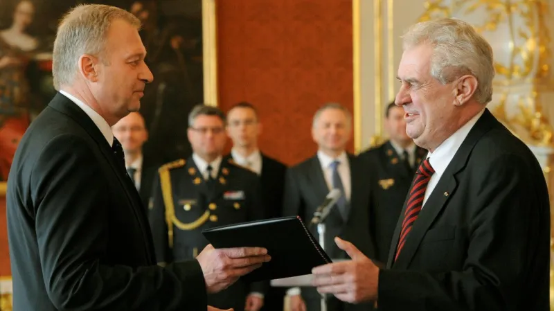 Jmenování Vlastimila Picka ministrem obrany