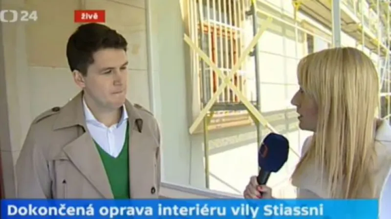 Rozhovor Ivy Zigmundové s hosty o rekonstrukci vily