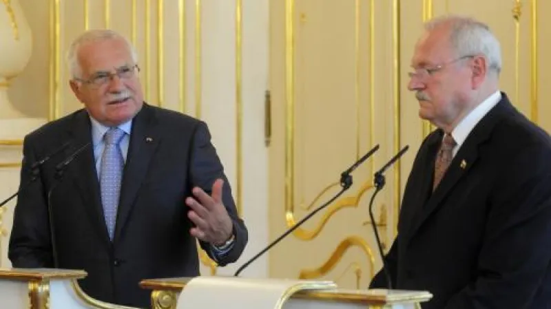 Ivan Gašparovič a Václav Klaus