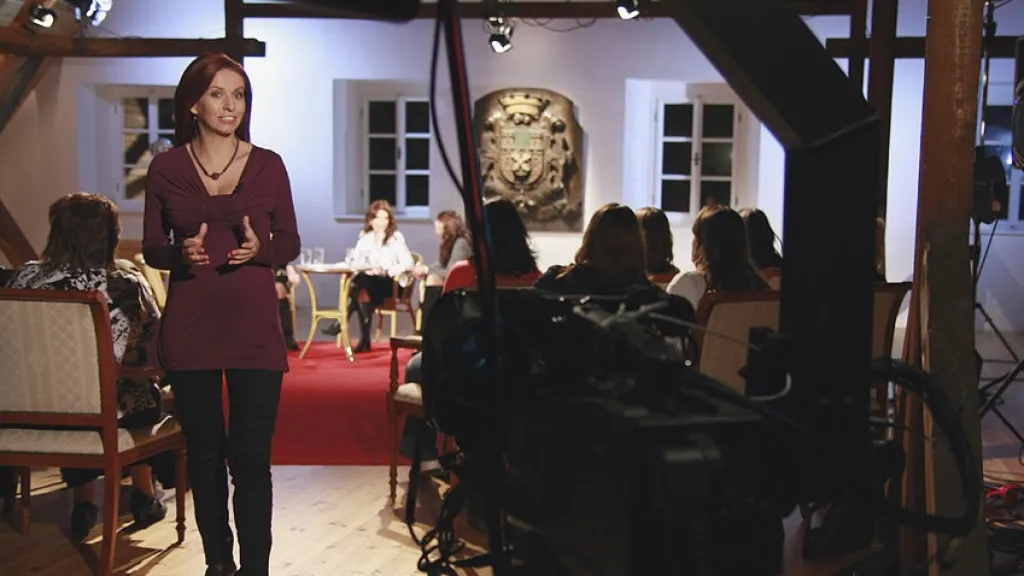 Nora Fridrichová v pořadu Tah dámou