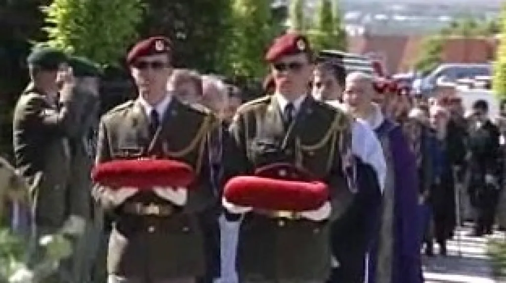 Pohřeb vojáka padlého v Afghánistánu