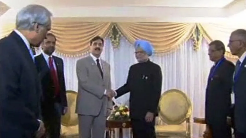 Júsuf Ráza Gílání a Manmóhan Singh