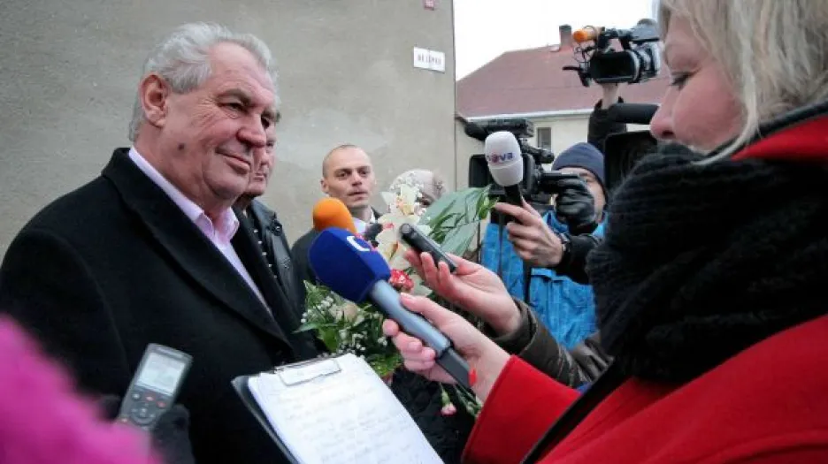 Miloš Zeman se připravuje na inauguraci