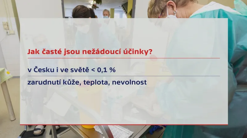 Jaké jsou nežádoucí účinky vakcíny