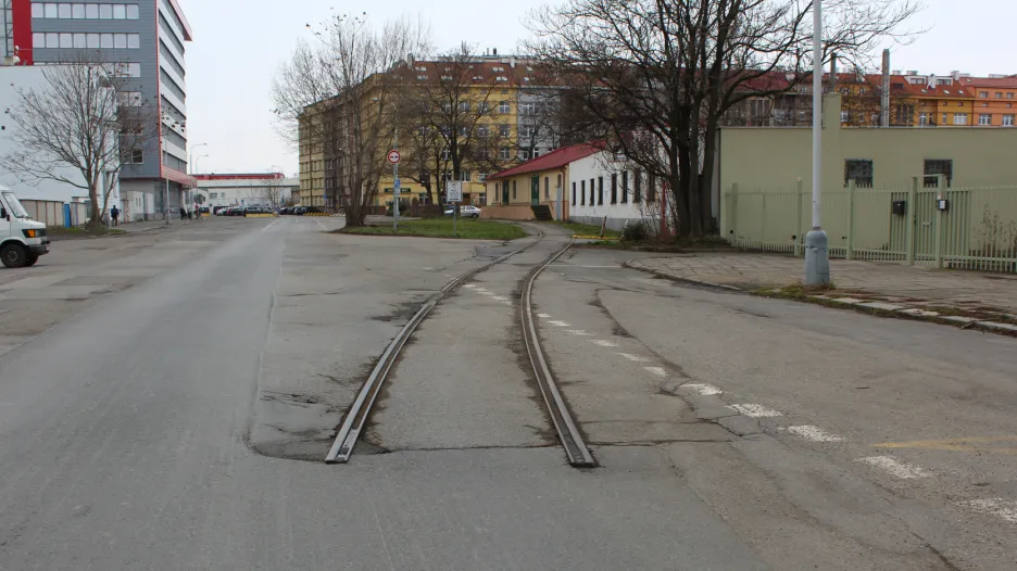 Holešovická přístavní dráha v roce 2018