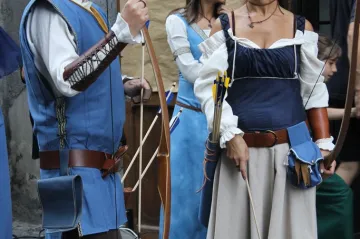 Středověké slavnosti Ludika 1243 ve městě Viterbo v Itálii