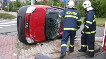 Auto po nehodě