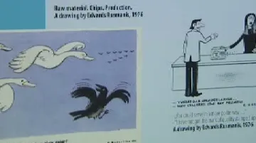 Historie Lotyšska v karikaturách
