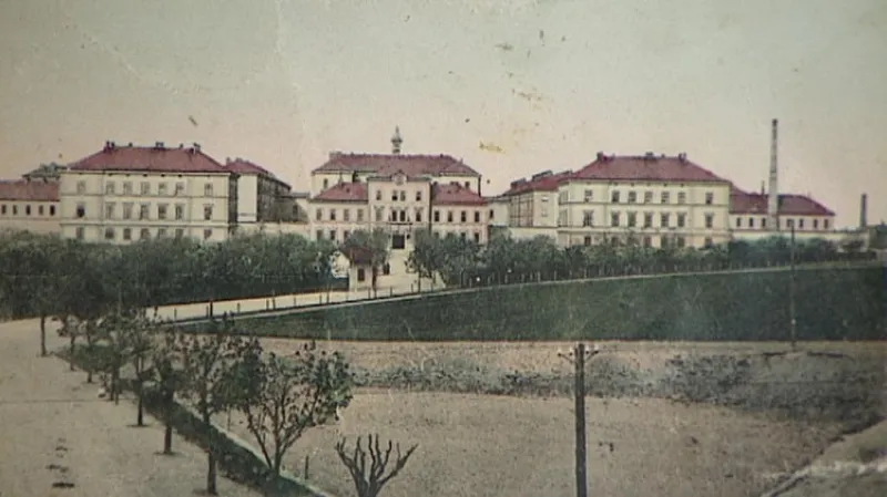 Pankrác na dobové fotografii