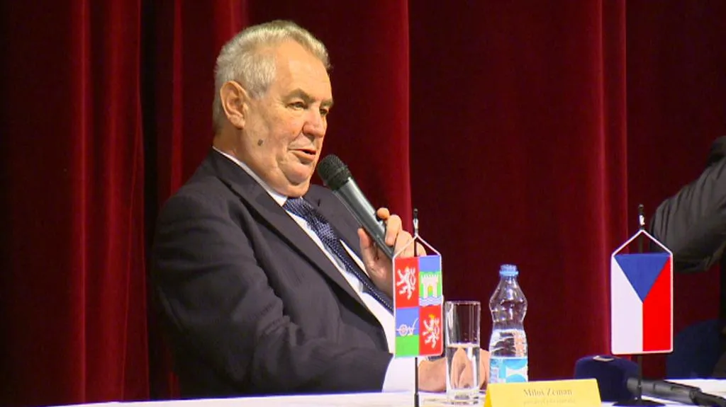 Miloš Zeman v Ústí nad Labem
