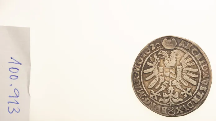 Krejcar kiprový, Čechy, Ferdinand II. (1519–1537), mincovna Kutná Hora, mincmistr Šebestián Hölzl, stříbro, 1620.