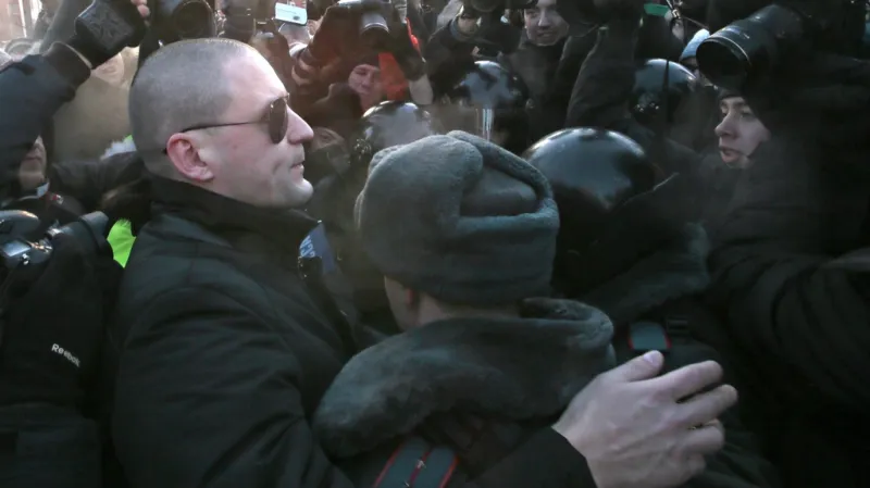 Sergej Udalcov byl na nepovolené akci znovu zatčen