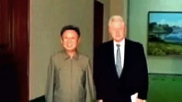 Kim Čong-il a Bill Clinton