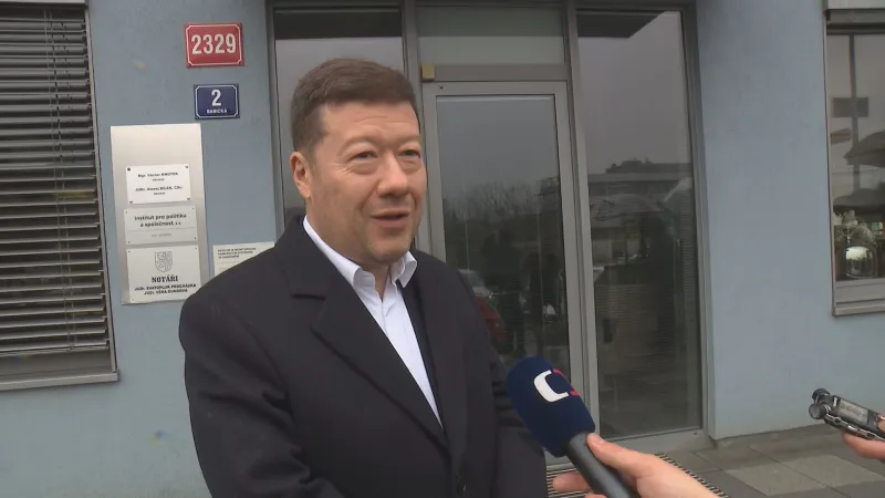 Tomio Okamura (SPD) po jednání koaliční rady ANO, SPD a Motoristů