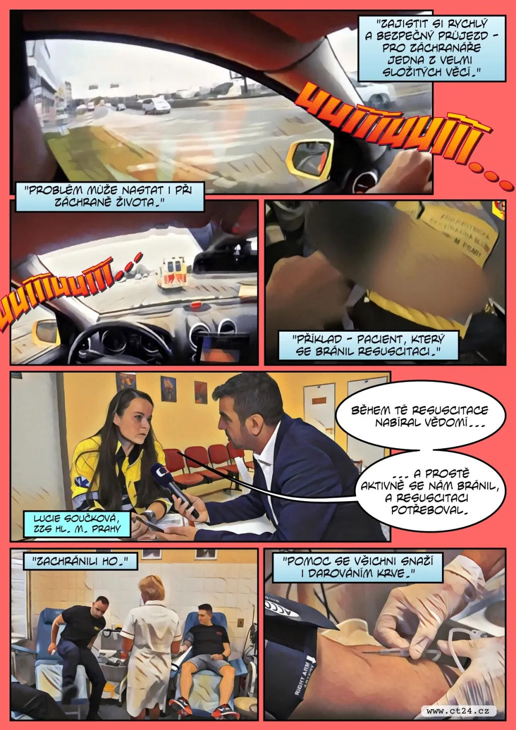 Hasiči, policisté a záchranáři hromadně darují krev, měli by motivovat i veřejnost