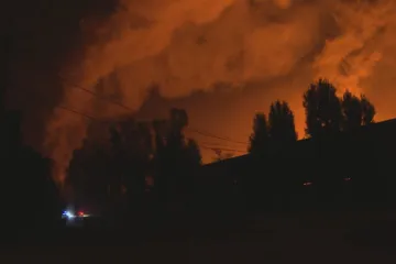 Štáb ČT zachytil masivní ruský útok na Charkov