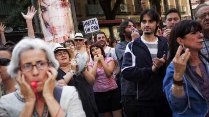Protesty ve Španělsku