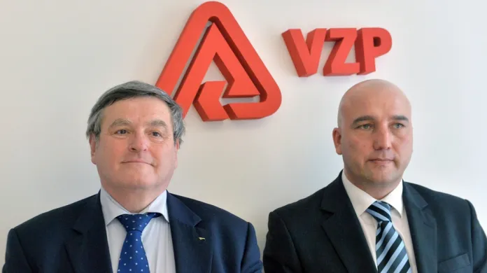 Jiří Běhounek (vlevo) jako nový  šéf správní rady VZP