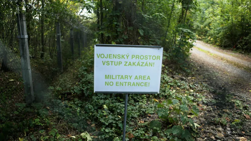 Plot vojenského prostoru a podzemního krytu v Prokopském údolí