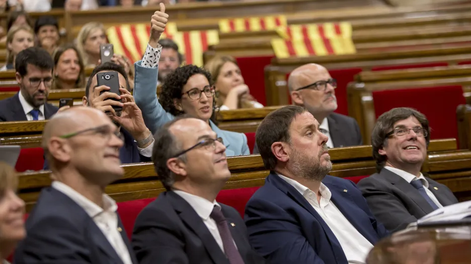Hlasování katalánského parlamentu o referendu o nezávislosti