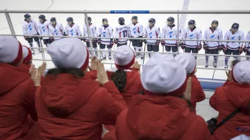 Ženský korejský hokejový tým si i přes debakl v úvodním vystoupení na olympiádě v Pchjongčchangu užil bouřlivý aplaus nejen severokorejských roztleskávaček, ale i několika tisíců fanoušků oslavujících historicky první vystoupení společného týmu.