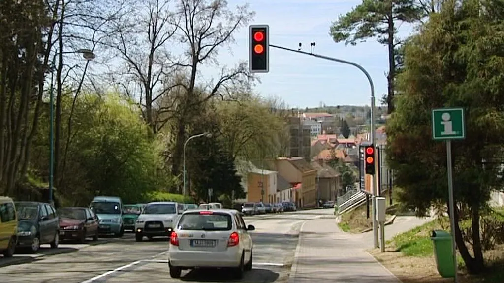 "Chytrý semafor" v Pelhřimově