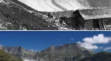 Změna švýcarských ledovců za sto let