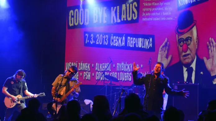 Koncert Goodbye Klaus v pražské Lucerně