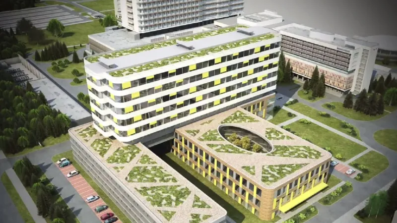 Vizualizace nové porodnice v Brně – Bohunicích