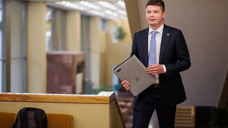 Litevský ministr vnitra Martynas Katelynas