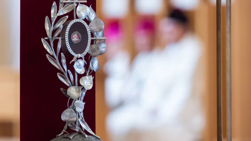 Relikviář s ostatky Karla I. Habsburského