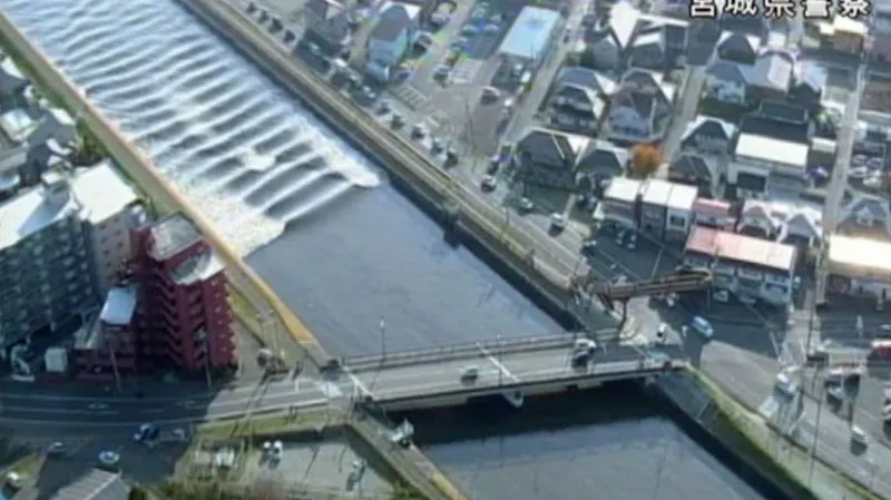 Metrová tsunami v Japonsku