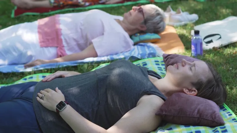 Meditující skupina