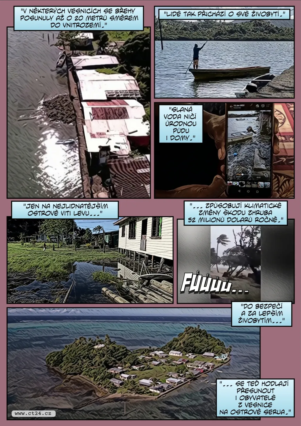 Do konce století by mohlo Fidži i jiné ostrovní státy zmizet pod hladinou