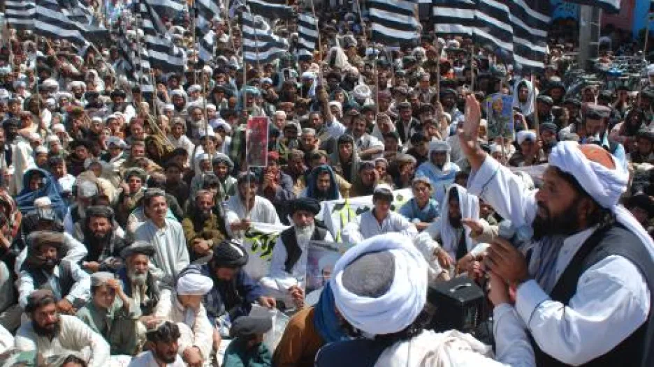 Pákistánské protesty proti zabití bin Ládina