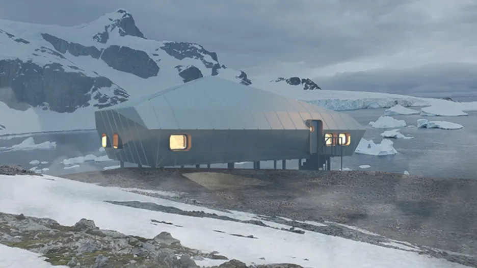 Návrh polární stanice na Antarktidě