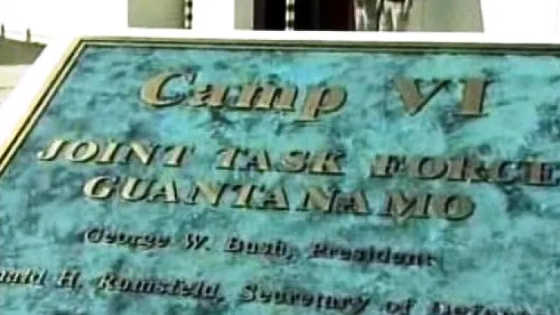 Americká věznice Guantánamo na Kubě