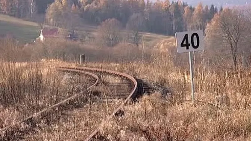 Železniční trať z Malé Morávky do Bruntálu