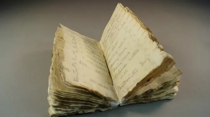 Levickův deník nalezený v tajícícm ledu - zápisky jsou i 100 letech čitelné