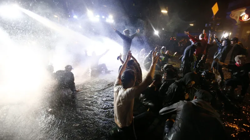 Demonstrace v Hamburku