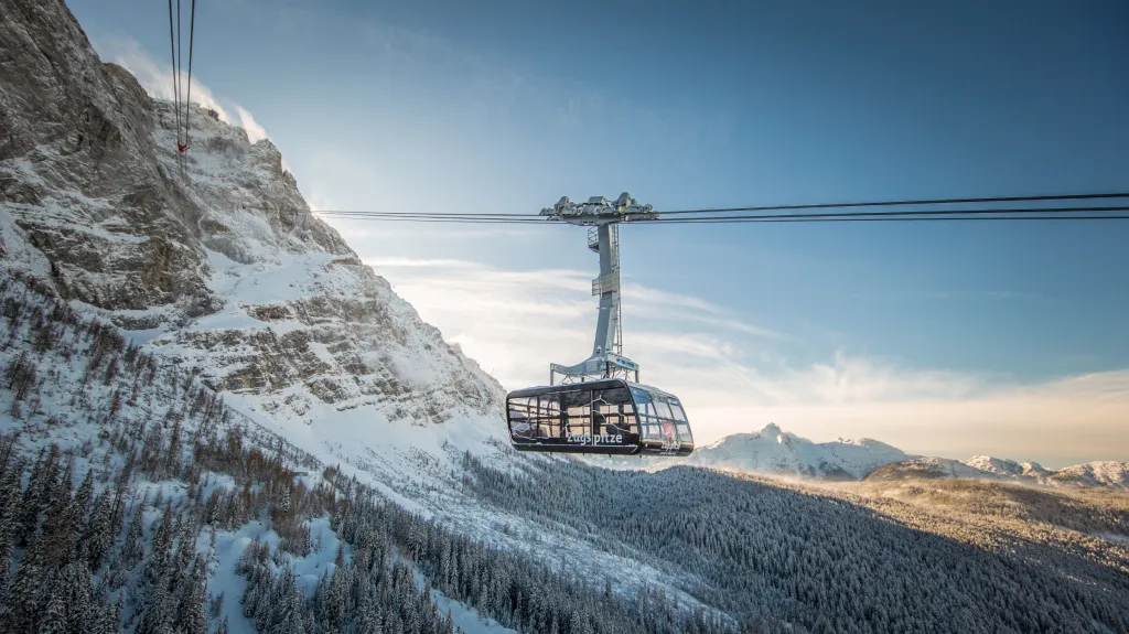 Nová lanovka na horu Zugspitze
