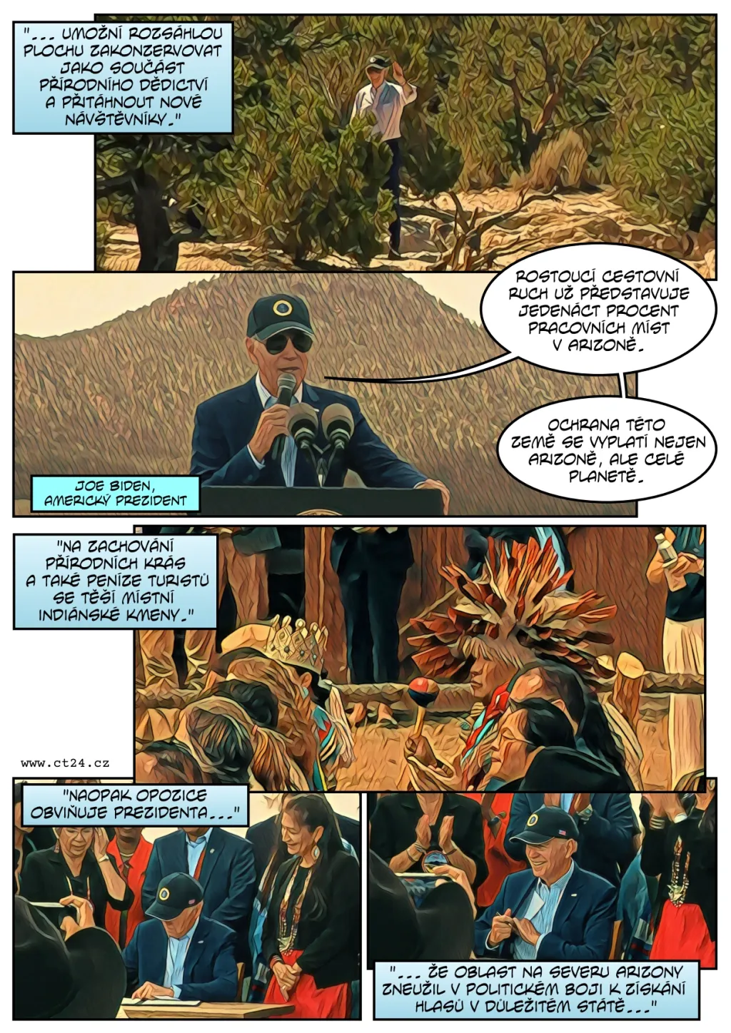 "Spojené státy mají novou národní památku, která se nachází nedaleko známého Grand Canyonu "