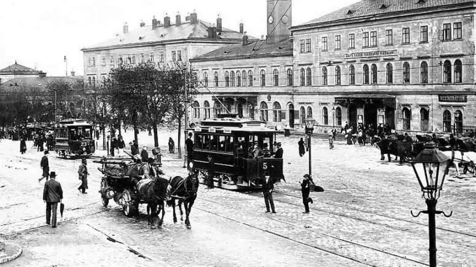 První elektrická tramvaj v Brně