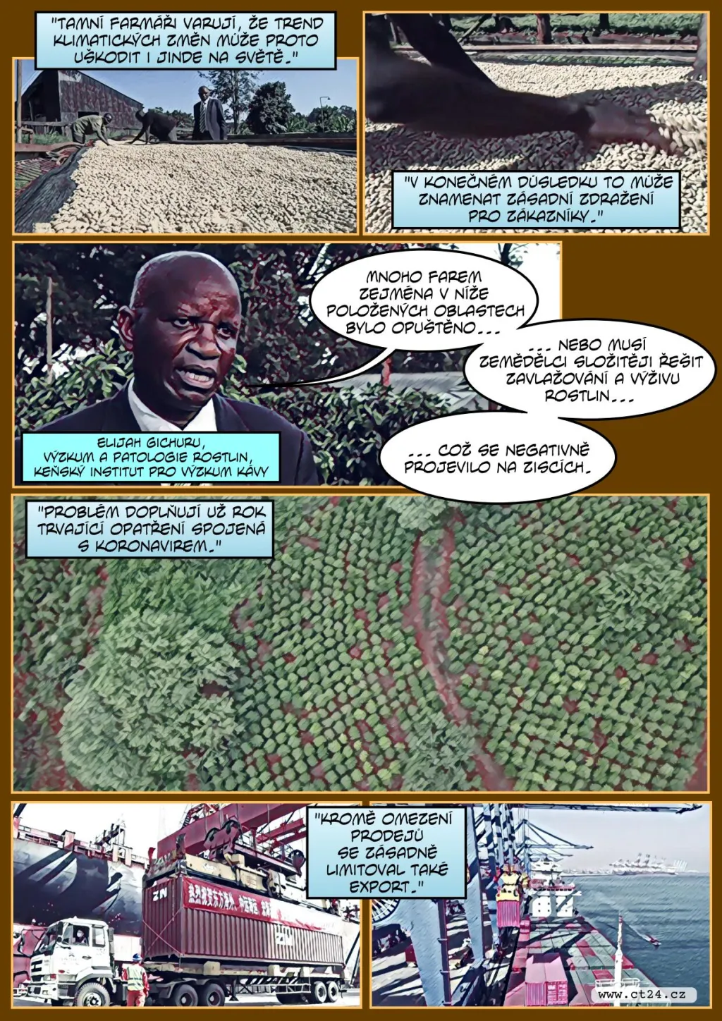 Pandemie a klimatické změny mají dopady na pěstování kávy